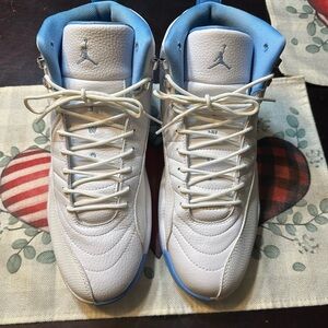 Jordan White and Light Blue High-Tops